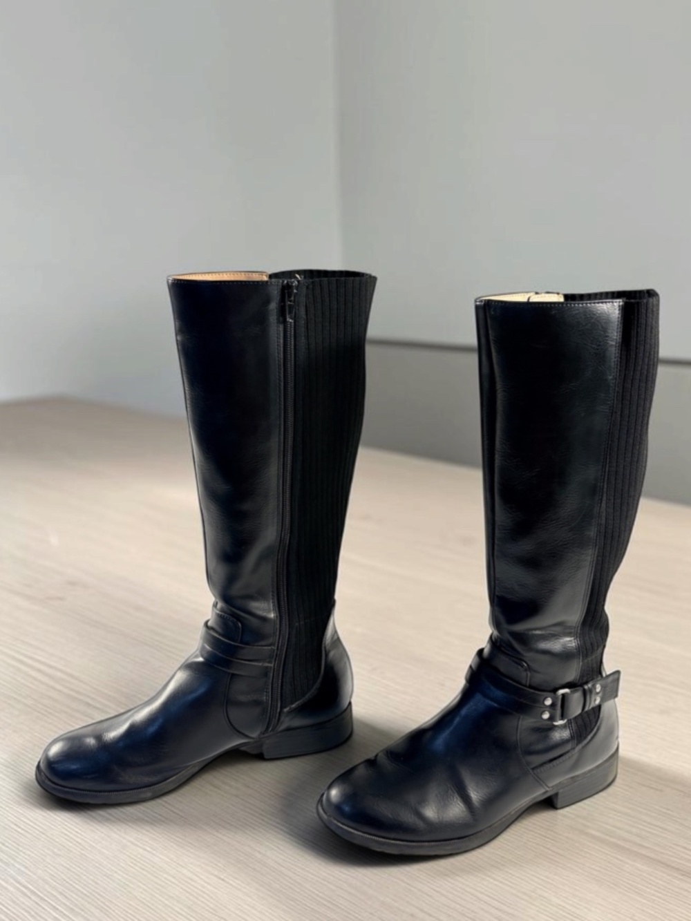 Life Stride X-Anita Knee High Riding Boots Black Tall 7.5 - Picture 7 of 16